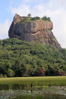 Rock palace at Sigiriya, Central Province, Sri Lanka, Asia