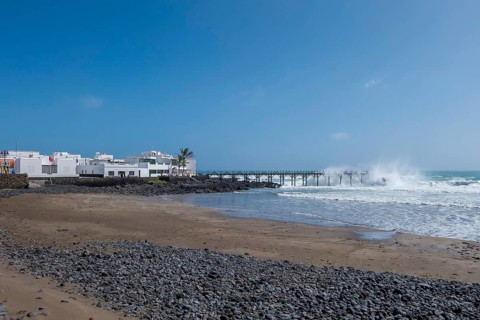 Playa La Garita, Arrieta, Lanzarote, Canary Island, Spain, Europe