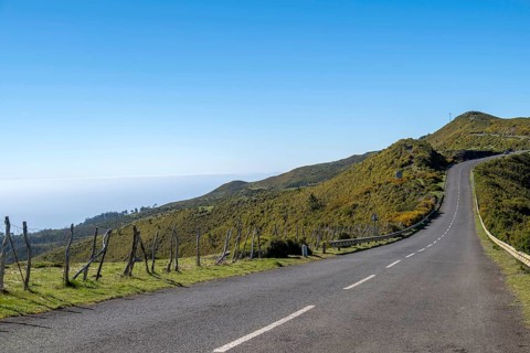 Road on the Paul da Serra plateau, Madeira, Portugal, Europe