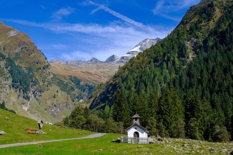Chapel, Flittneralm. Flittner Alm, Innervals, Vals, Valser Tal, Valser Tal Natura 2000 nature