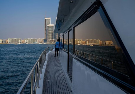 Dubai Marina and Harbour, Skyline Architecture and Marina, United Arab Emirates, Asia