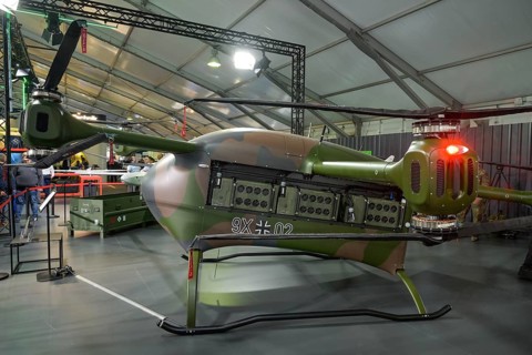 Bundeswehr rescue drone UAV Cricket, ILA 2024, International Aerospace Exhibition Berlin,
