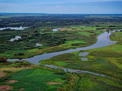 The Warta Estuary National Park, Park Narodowy Ujscie Warty, where the Warta flows into the Oder.