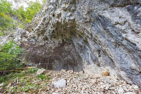 UNESCO World Heritage Caves and Ice Age Art of the Swabian Jura. Geißenklösterle Ice Age cave in
