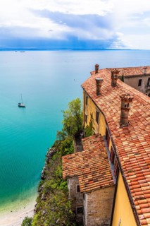 Duino Castle, with spectacular sea view, private residence of the Princes of Thurn und Taxis,