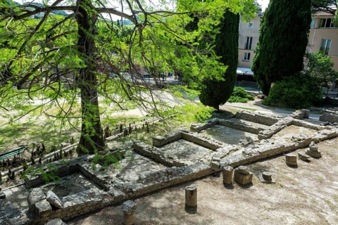 Vaison-la-Romaine. Archaeological site of Puymin. Vaucluse. Provence-Alpes-Côte d'Azur. France
