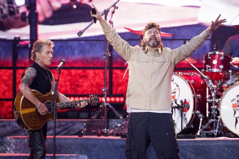 Peter Maffay and Rea Garvey live on We Love Rock 'n' Roll, Farewell Tour 2024 at the Waldbühne in