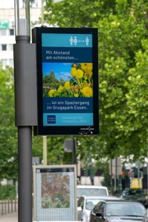 Smart Poles, intelligent street lamps, test run, EON and the city of Essen are testing street lamps