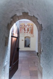 Benedictine monastery Bursfeld on the Weser near Hannoversch Münden. Bursfelde Monastery is a