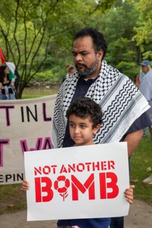 Dearborn, Michigan USA, 17 August 2024, In advance of the Democratic National Convention, activists