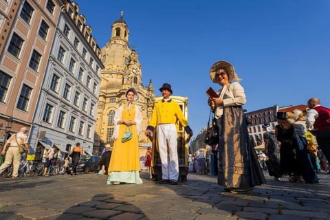 Dresden celebrated the 250th birthday of Caspar David Friedrich with a birthday party and a big