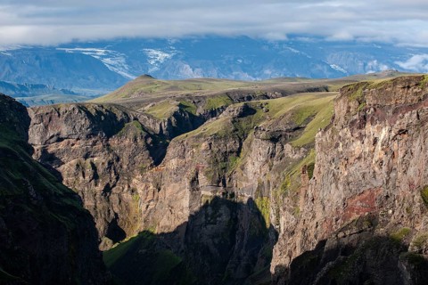 Markarfljótsgljúfur, Markarfljót Canyon near Emstrur, Laugavegur, Icelandic Highlands, Iceland,