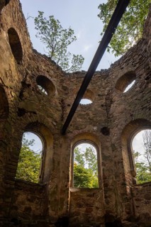 The Blechburg is a ruined former lookout tower with a viewing bastion at the northern end of the
