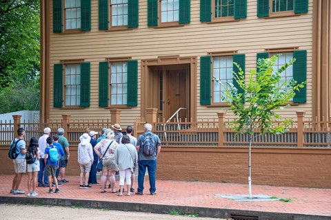 Springfield, Illinois, The Lincoln Home National Historic Site preserves the home and neighborhood