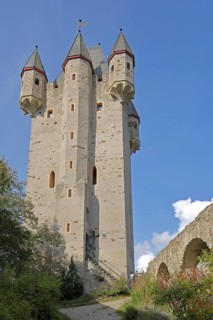 Keep of Nassau Castle built in 1093, Nassau, Rhineland-Palatinate, Germany, Europe