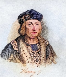 Henry VII. 1485-1509 King of England from the book Crabbs Historical Dictionary from 1825,