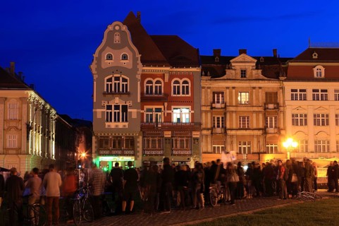 Banat, Timisoara, Timisoara, old town, historical, baroque houses at Piata Unirii, Unification