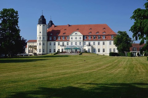 Europe, Germany, Mecklenburg-Western Pomerania, Göhren-Lebbin, Schloss Fleesensee, also Schloss