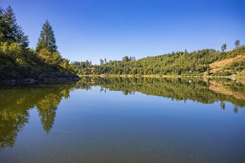 Bleiloch dam near Saalburg, Thuringia, Germany, Europe