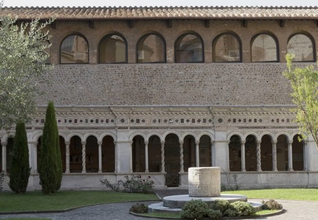 Cloister of the monastery, Lateran Basilica, Basilica San Giovanni in Laterano, Cathedral of the