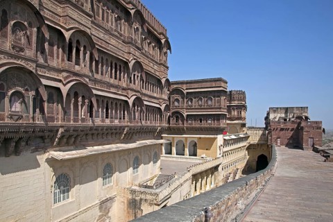 Mehrangarh Fort in Jodhpur, Rajasthan, India, Asia