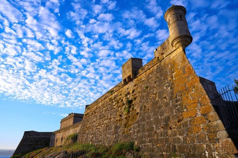 Castelo de San Anton in La Coruna of Galicia Spain