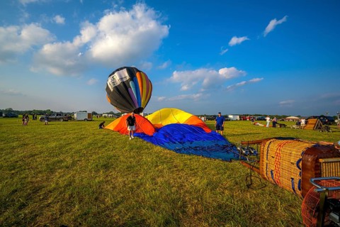The New Jersey Lottery Festival of Ballooning, Solberg Airport, Whitehouse Station, NJ, USA, July