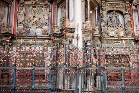 Epitaph of Landgrave Otto of Hessen-Kassel, St Mary's parish church, Marburg, Hesse, Germany,