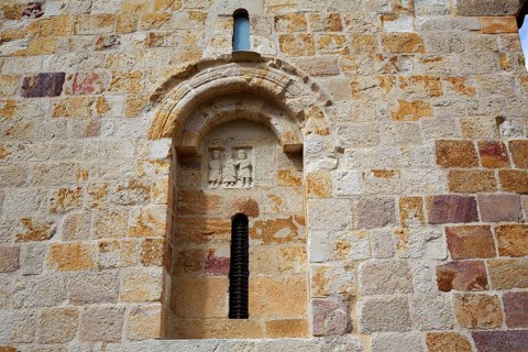 Zamora San Cipriano church in Spain by Via de la Plata way to Santiago