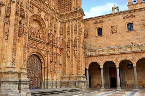 San Esteban Convent in Salamanca at Spain of Dominicos