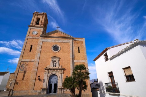 Altea church Consuelo in Mediterranean village of Alicante Spain