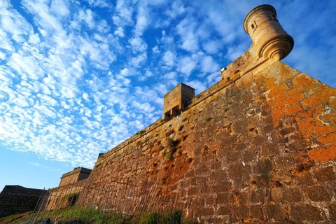 Castelo de San Anton in La Coruna of Galicia Spain