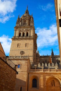 Salamanca Cathedral in Spain by the Via de la Plata way to Santiago