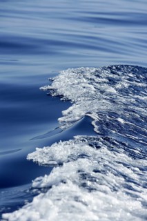 Blue water textures, waves foam, action, mediterranean sea