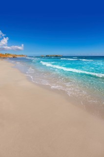 Menorca Platja de Binigaus beach Mediterranean paradise in Balearic islands