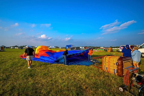 The New Jersey Lottery Festival of Ballooning, Solberg Airport, Whitehouse Station, NJ, USA, July