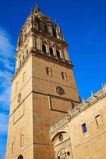 Salamanca Cathedral in Spain by the Via de la Plata way to Santiago