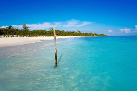 Riviera Maya Caribbean beach turquoise in Mayan Mexico
