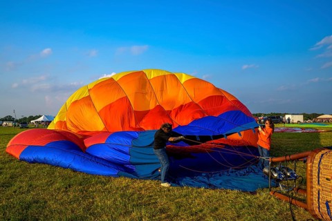 The New Jersey Lottery Festival of Ballooning, Solberg Airport, Whitehouse Station, NJ, USA, July