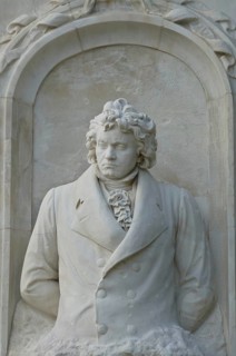 Monument of the German composer Ludwig van Beethoven in Tiergarten, Berlin