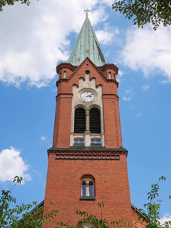 Maria Meeresstern church in Havelland. Werder, Brandenburg, Germany, Europe