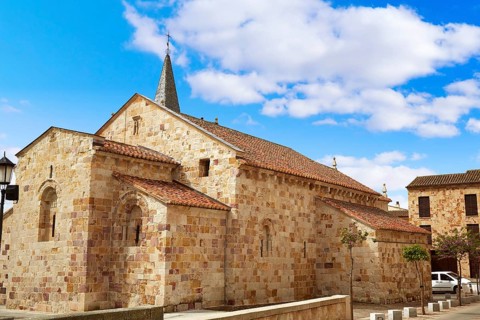 Zamora San Cipriano church in Spain by Via de la Plata way to Santiago