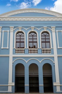 Zamora Ramos Carrion theater and Diputacion buiding in Spain