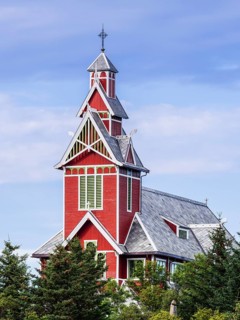 Buksnes Church, village of Gravdal, island of Vestvågøya, Norway, Europe