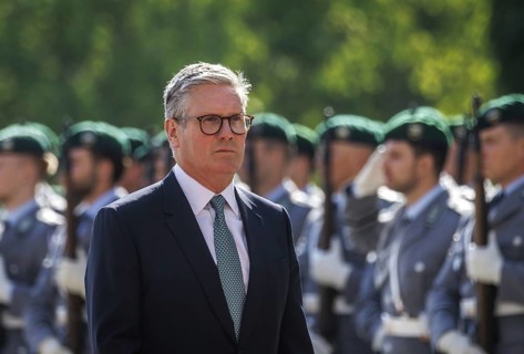 Keri Starmer, Prime Minister of the United Kingdom of Great Britain and Northern Ireland, during a