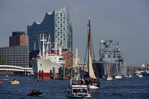 Germany, Hamburg, harbour, Elbe Philharmonic Hall, concert hall, Europe