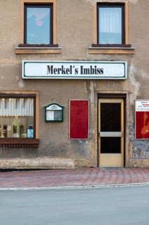 Merkel's Imbiss, Mylau, Reichenbach, Saxony, Germany, Europe