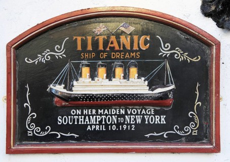Commemoration plaque for Titanic steamship, Cobh, County Cork, Ireland, Irish Republic 1912, Europe