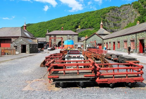 National slate museum, Llanberis, Gwynedd, Snowdonia, north Wales, UK