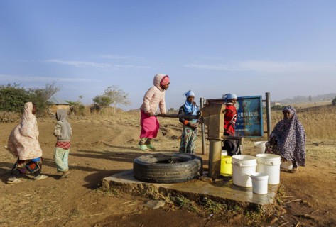Waterhole in the community of Maraban Dare, in the state of Plateau, 07/02/2024